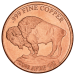 1 oz Buffalo Nickel Copper Round
