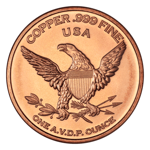 1 oz Woolly Mammoth Copper Round