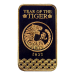 1 oz 2022 Lunar Year of the Tiger Gold Bar | Scottsdale Mint