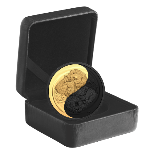 1 oz 2022 Black and Gold: The Sea Otter Silver Coin | Royal Canadian Mint