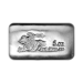 Lingot 5 onces d'argent coulé Pony Express | Monnaie de SilverTowne