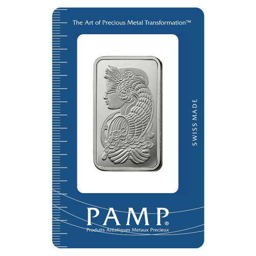 1 oz Fortuna Platinum Bar | PAMP Suisse