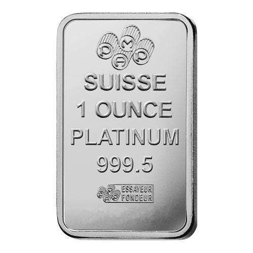 1 oz Fortuna Platinum Bar | PAMP Suisse