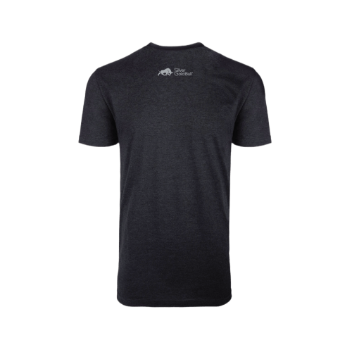 Silver Heart Crew-Neck T-Shirt | Charcoal