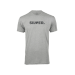 Tee-shirt ras-du-cou Silver Heart | Gris chiné
