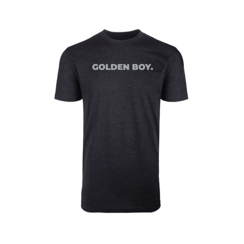Golden Boy Crew-Neck T-Shirt | Charcoal