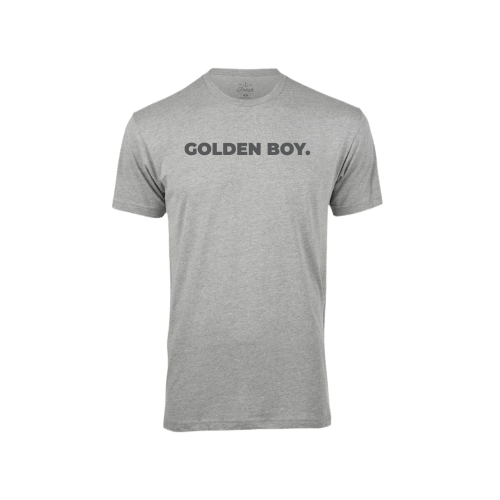 Tee-shirt ras-du-cou Golden Boy | Gris chiné