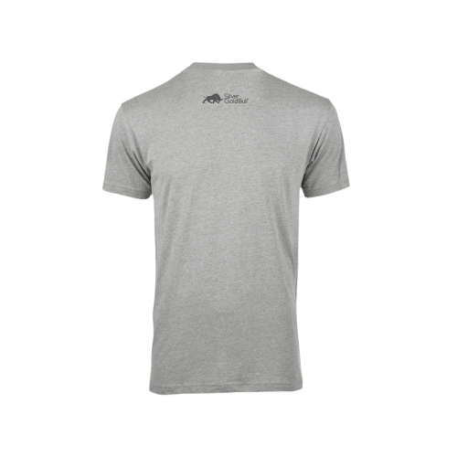Tee-shirt ras-du-cou Golden Boy | Gris chiné