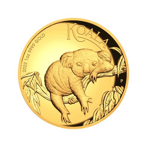 1 oz 2022 Australian Koala High Relief Proof Gold Coin | Perth Mint