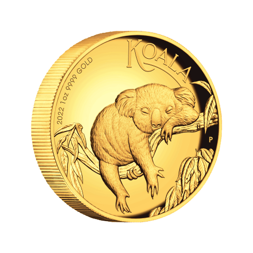 1 oz 2022 Australian Koala High Relief Proof Gold Coin | Perth Mint
