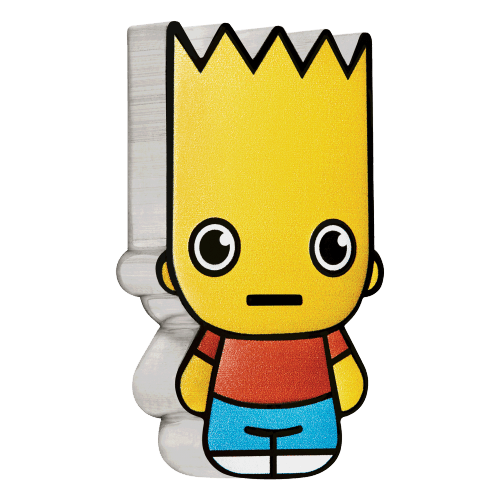 1 oz 2022 Bart Simpson Mini Silver Coin | Perth Mint