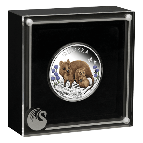 1 oz 2022 Quokka Colourized Proof Silver Coin | Perth Mint