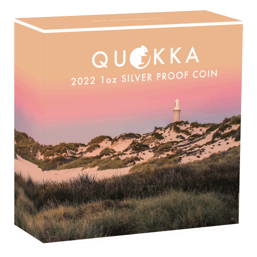 1 oz 2022 Quokka Colourized Proof Silver Coin | Perth Mint