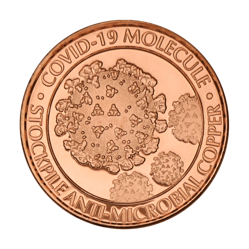 1 oz COVID-19 Copper Round