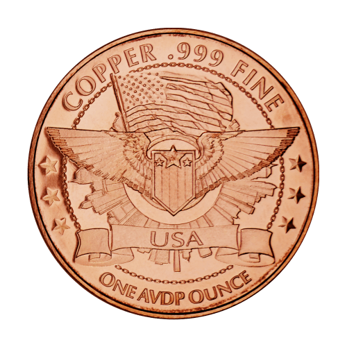 1 oz COVID-19 Copper Round