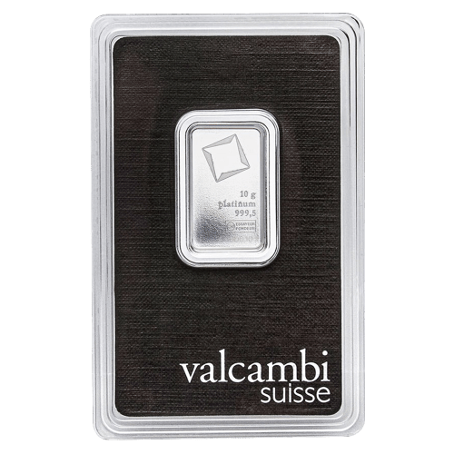 10 gram Platinum Bar | Valcambi