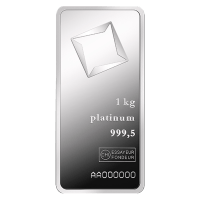 1 kilo Platinum Bars