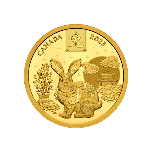 1/2 oz 2023 Lunar Year of the Rabbit Gold Coin | Royal Canadian Mint