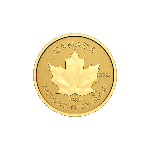 Ensemble de 4 pièces d'or 2023 Feuille d'érable multidimensionnelles | Monnaie royale canadienne