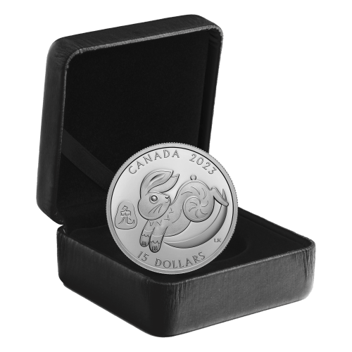 1 oz 2023 Lunar Year of the Rabbit Silver Coin | Royal Canadian