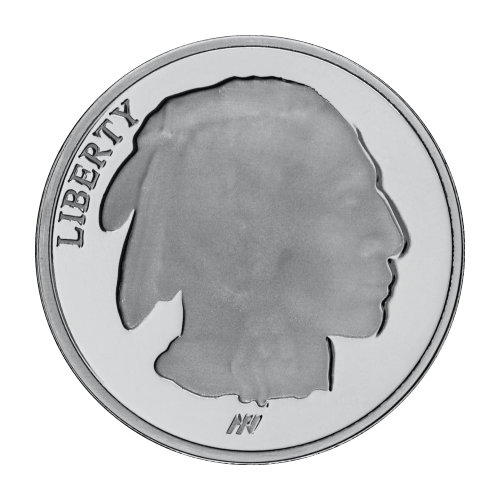 1 oz Buffalo Silver Round | Asahi Refining