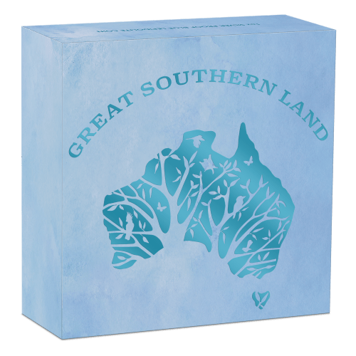 1 oz 2022 Great Southern Land Blue Lepidolite Proof Silver Coin | Perth Mint