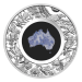1 oz 2022 Great Southern Land Blue Lepidolite Proof Silver Coin | Perth Mint