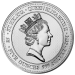 5 oz 2022 St. Helena The Queen's Virtues: Victory Angel Silver Coin | East India Company