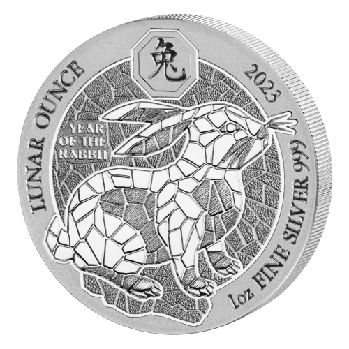 1 oz 2023 Lunar Year of the Rabbit Silver Coin | Rwanda