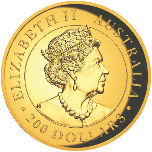 Pièce 2 onces en or Épreuve numismatique Très haut relief Kangourou australien 2022 | Monnaie de Perth