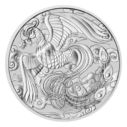 Pièce 1 once d'argent Mythes et Légendes de Chine : Le Phénix 2022 | Monnaie de Perth