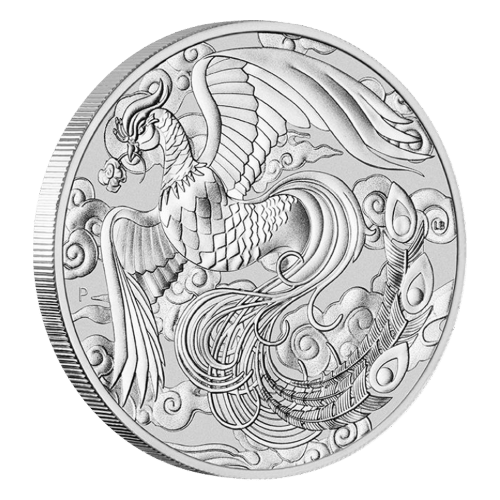Pièce 1 once d'argent Mythes et Légendes de Chine : Le Phénix 2022 | Monnaie de Perth
