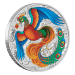 Pièce 1 once d'argent Mythes et légendes de Chine : Phénix aux couleurs vives 2022 dans une carte Certicard | Monnaie de Perth
