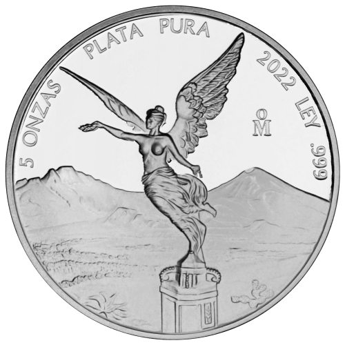 5 oz 2022 Mexican Libertad Proof Silver Coin | Mexican Mint