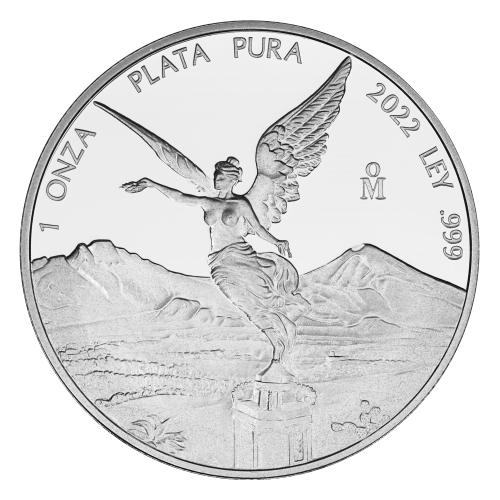 Pièce 1 once d'argent Épreuve numismatique Libertad mexicaine 2022 | Monnaie mexicaine