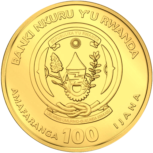 Pièce 1 once d'or Lunaire Année du Lapin 2023 | Rwanda
