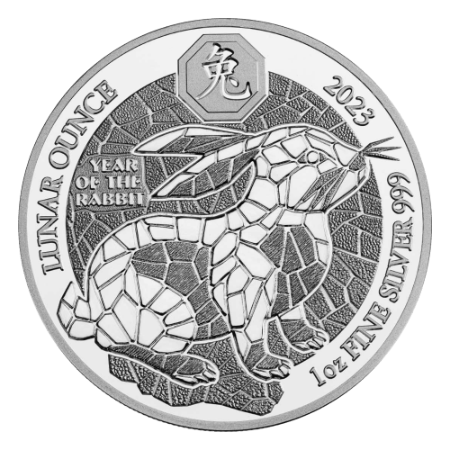 Pièce 1 once d'argent Épreuve numismatique Année lunaire du Lapin 2023 | Rwanda