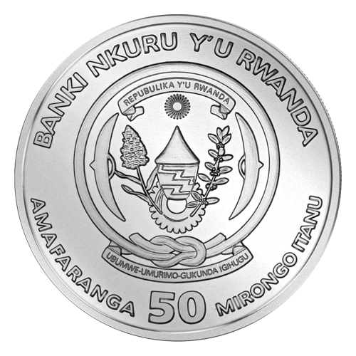 Pièce 1 once d'argent Épreuve numismatique Année lunaire du Lapin 2023 | Rwanda