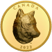 Pièce 2 onces en or Relief exceptionnel Loup Gris 2022 | Monnaie royale canadienne