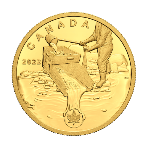 1 oz 2022 Klondike Gold Rush: Prospecting For Gold 99999 Proof Gold Coin | Royal Canadian Mint