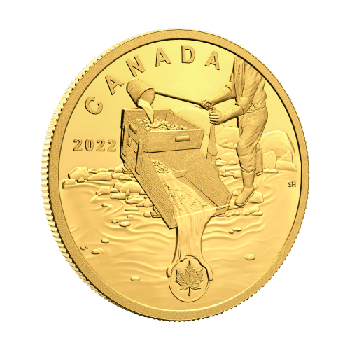 1 oz 2022 Klondike Gold Rush: Prospecting For Gold 99999 Proof Gold Coin | Royal Canadian Mint