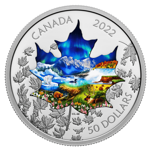 Pièce 3 onces d'argent Collage canadien 2022 | Monnaie royale canadienne