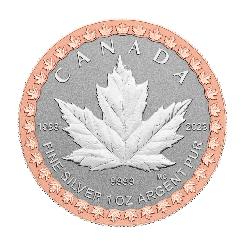 Set of 5 x 2023 35th Anniversary of the Silver Maple Leaf Silver Coins | Royal Canadian Mint