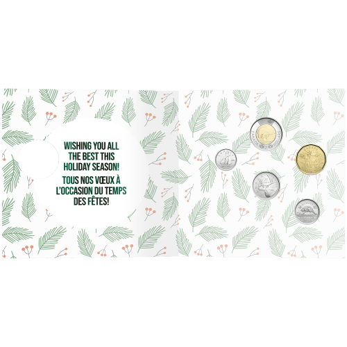 Set of 5 x 2022 Holiday Coins | Royal Canadian Mint