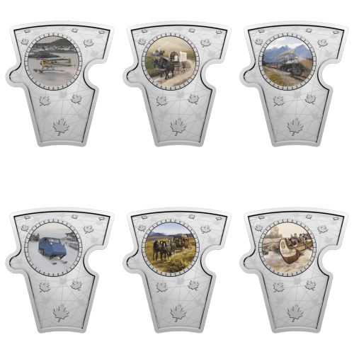 Set of 14 x 2022 Canadian Passages Puzzle Silver Coins | Royal Canadian Mint