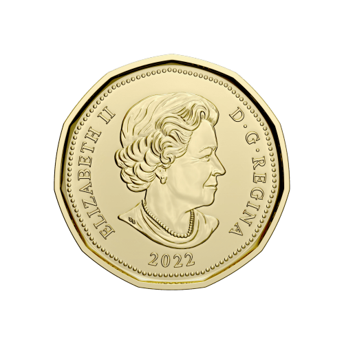 2022 Celebrating Oscar Peterson $1 Colourized Coin Roll | Royal Canadian Mint
