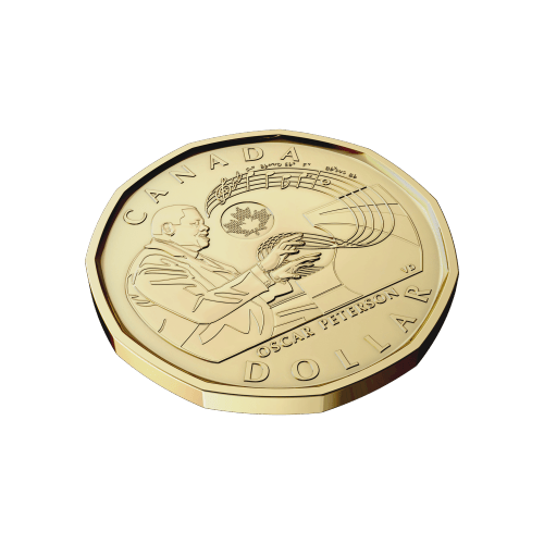 Rouleau de pièces 1 $ Célébrer Oscar Peterson 2022 | Monnaie royale canadienne