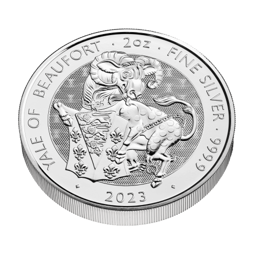 2 oz 2023 Tudor Beasts: The Yale of Beaufort Silver Coin | The
