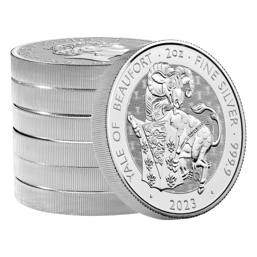 2 oz 2023 Tudor Beasts: The Yale of Beaufort Silver Coin | The