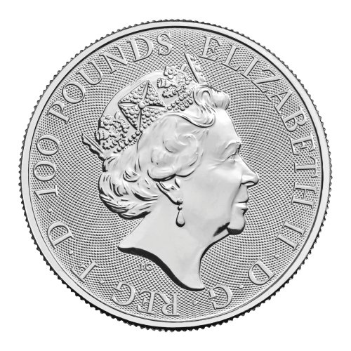 1 oz 2023 Tudor Beasts: The Yale of Beaufort Platinum Coin | The Royal Mint